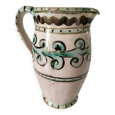 Handcrafted earthenware jug (Burgundy)