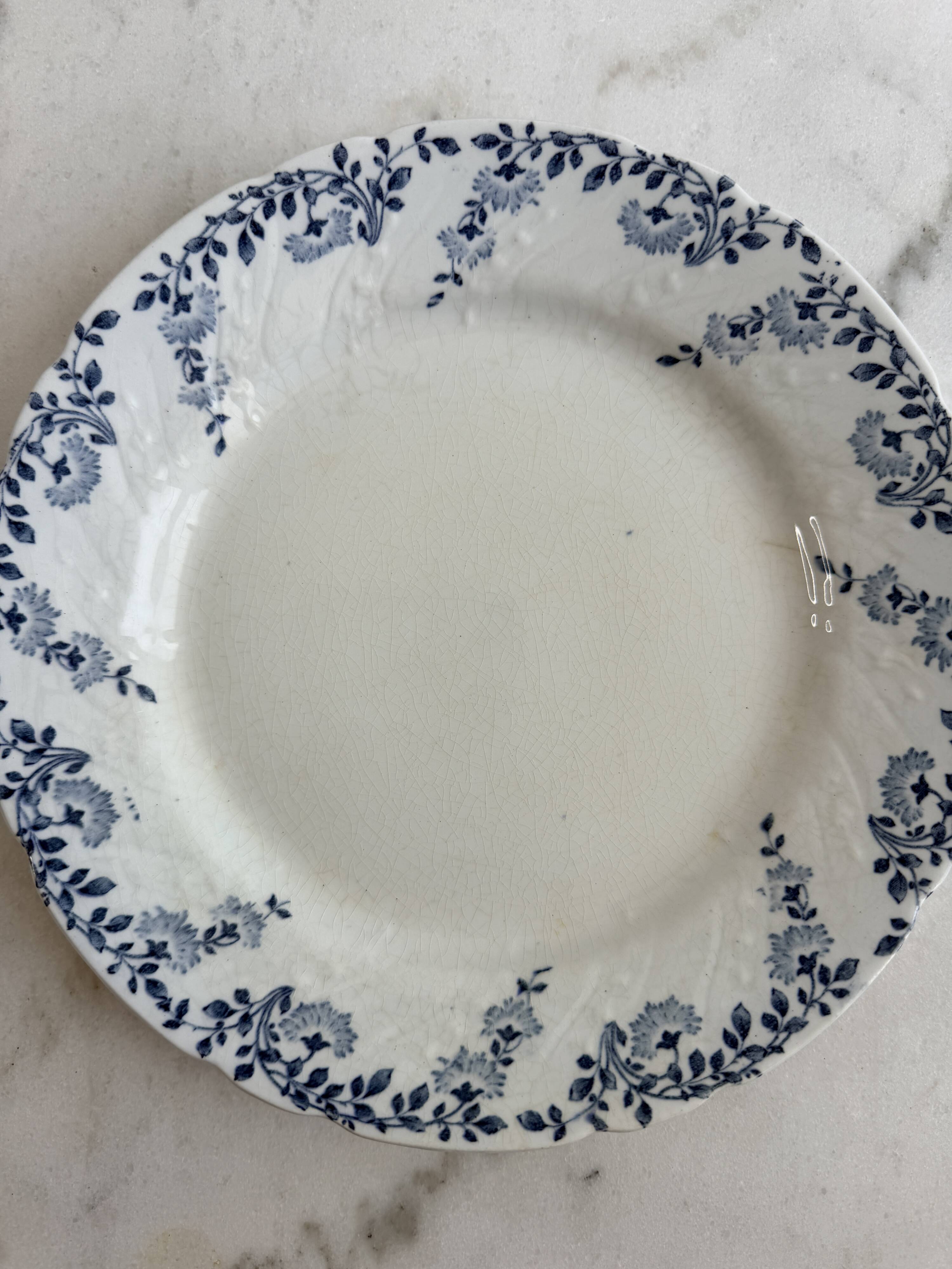 Set of two dessert plates - Luneville