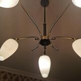 Chandelier 5 arms, 1950