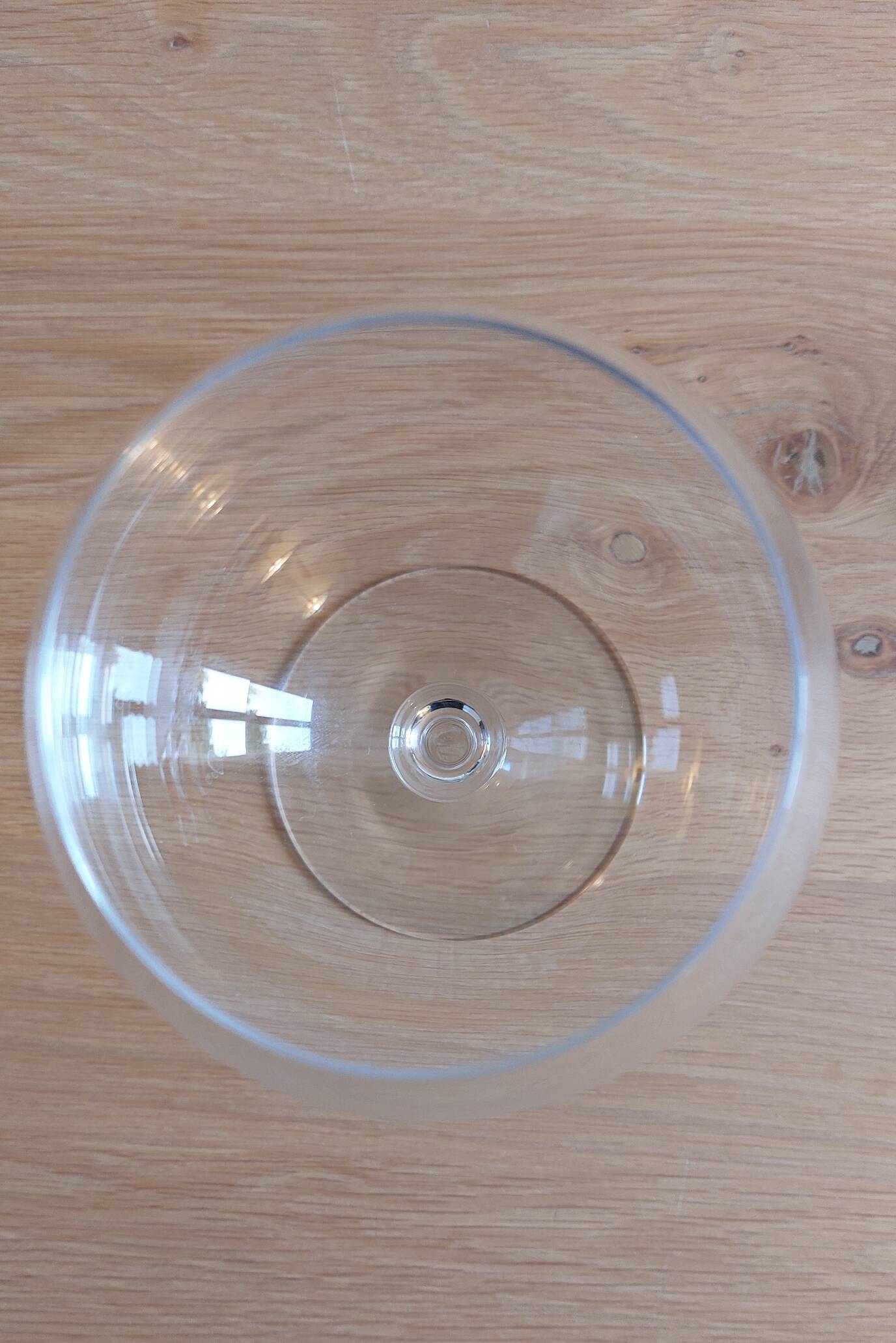 Set of 5 Burgundy glasses in Sèvres crystal