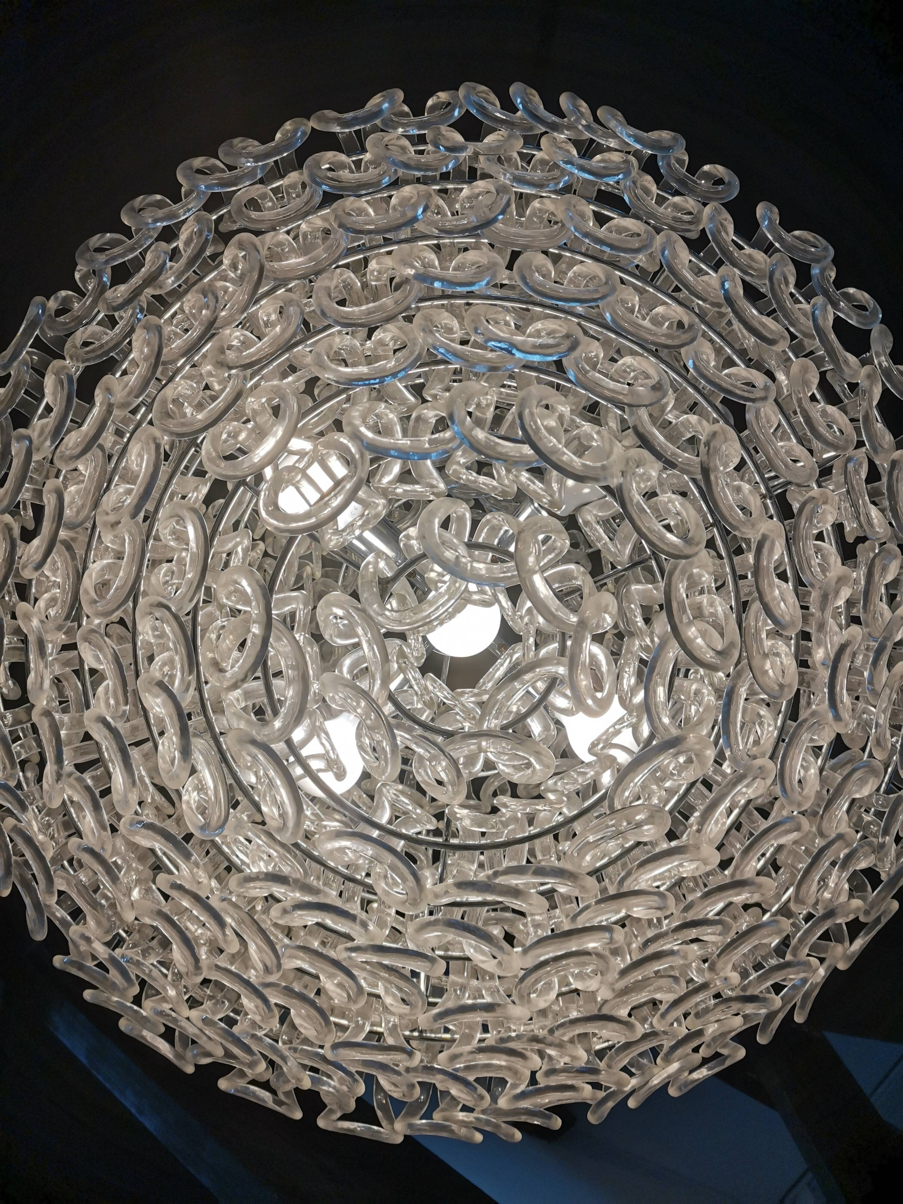 Giogali SP 80 crystal chandelier - Vistosi