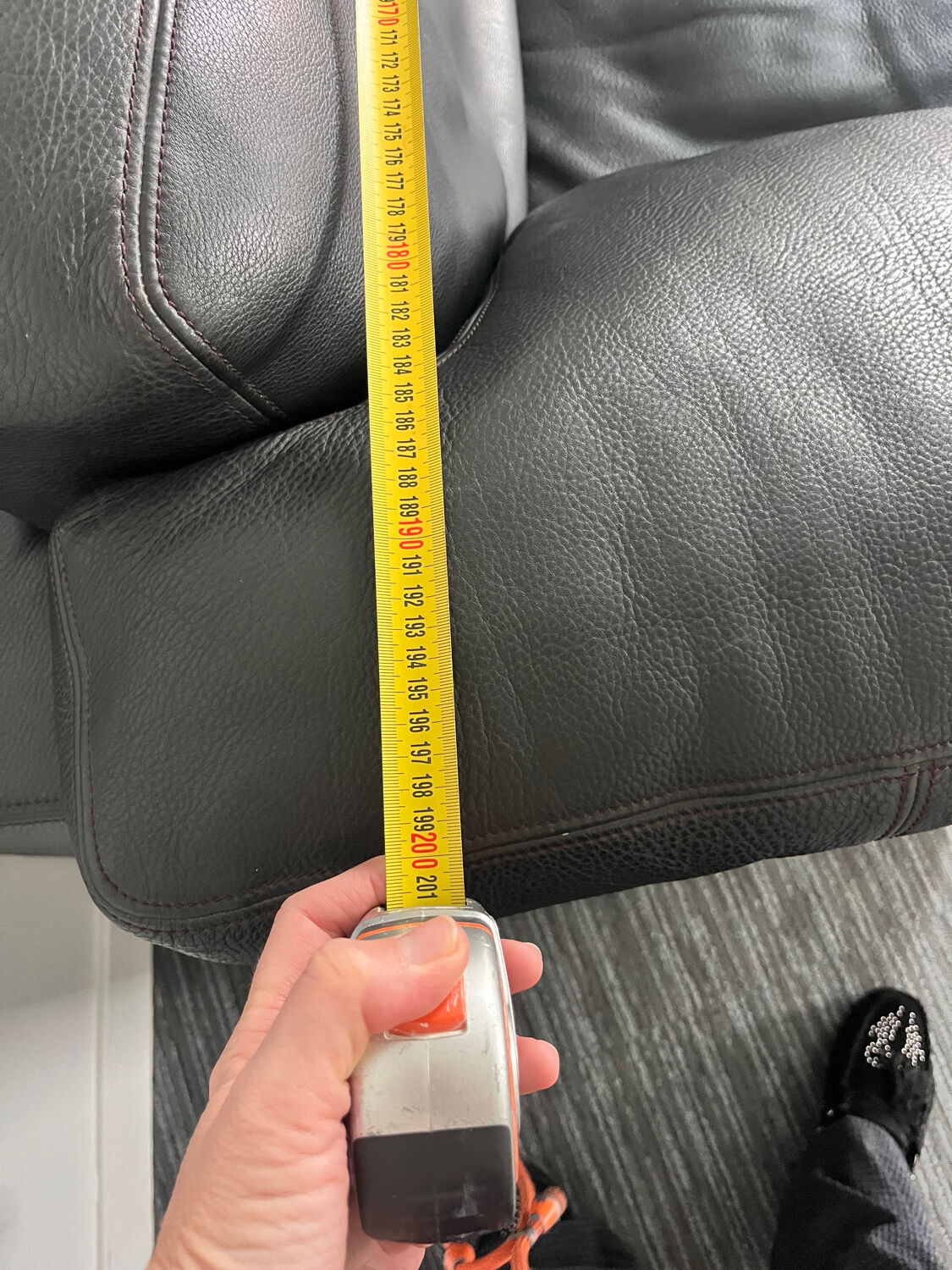 Canapé cuir Ds17-123 De Sede ( designer Antonio Citterio)