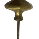 Octagonal brass door handle