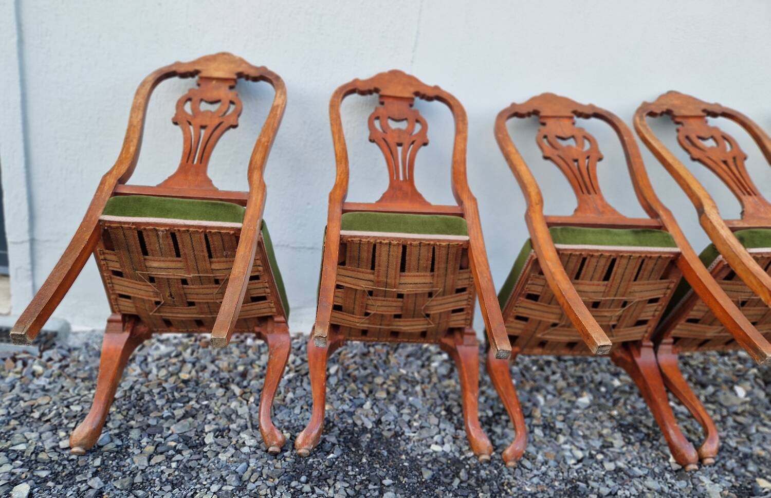 Set of 6 mahogany chairs