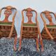 Set of 6 mahogany chairs