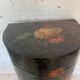 Box painted in half moon 20th century storage chest