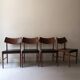 Set of 4 Scandinavian wooden chairs, danish desihn 1950