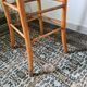 Vintage solid wood high stool