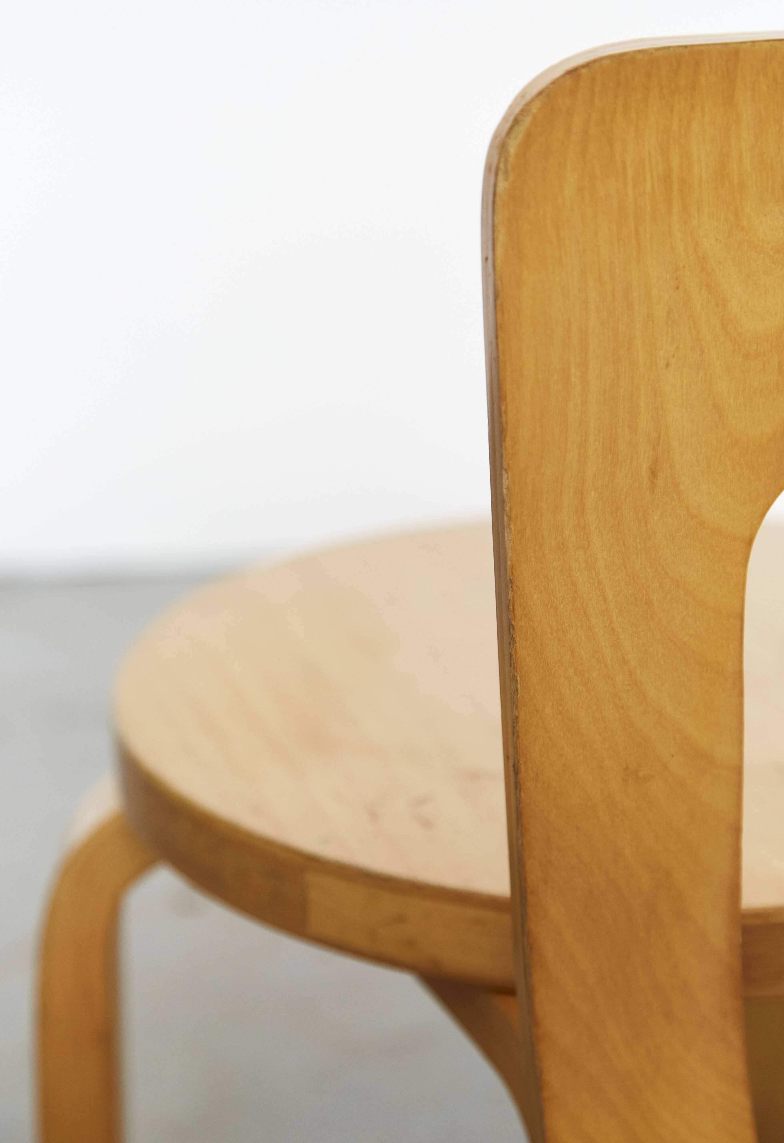 Paire de chaises d'enfant Alvar Aalto N65 pour Artek