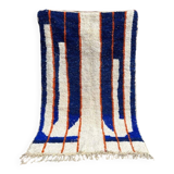 Tapis en laine naturelle fait main taille 100 x 200 cm