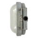 Grey Industrial Cast Iron Wall Light from Elektrosvit, 1960s