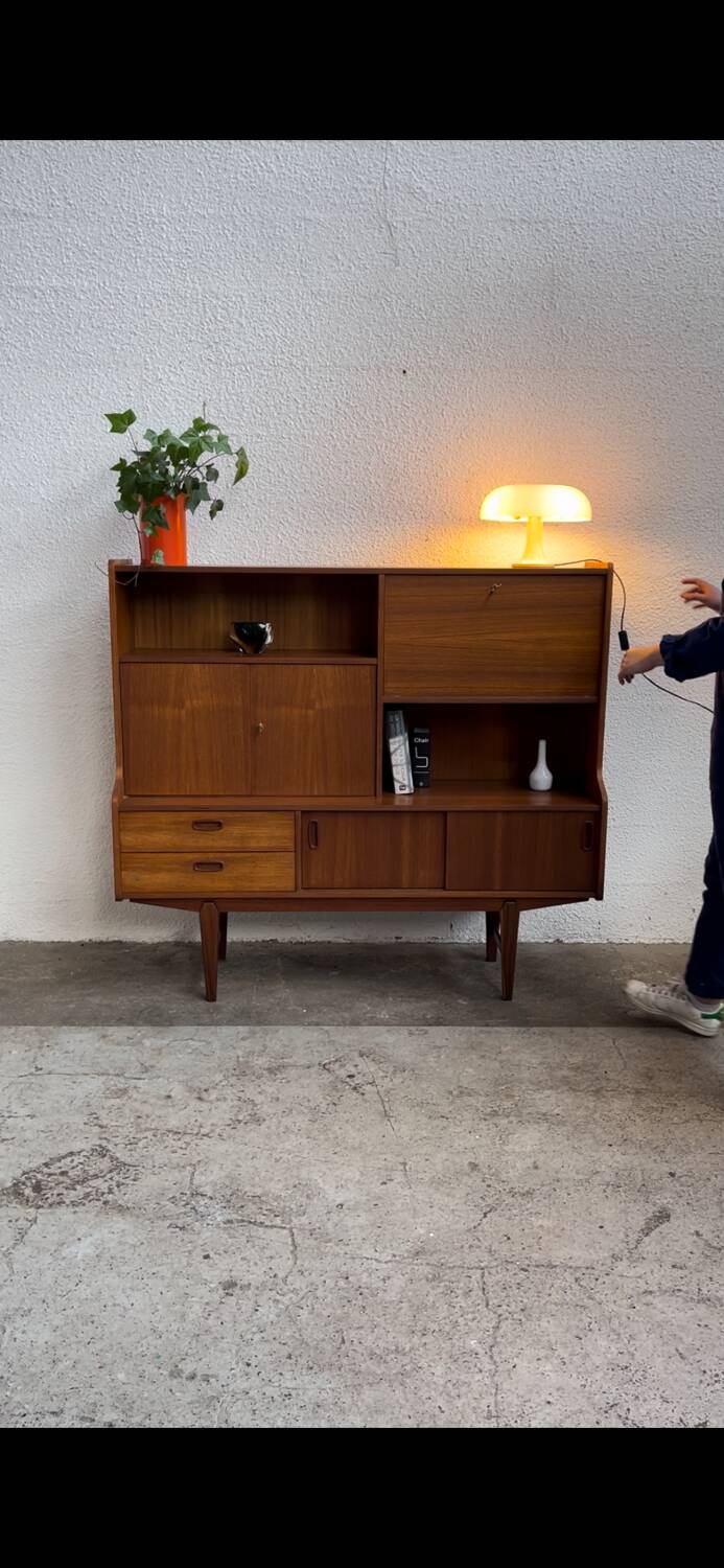 Buffet scandinave en teck années 60