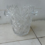 Cut glass ice bucket