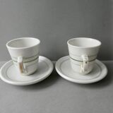 2 brulot cups Napoleon III period, 19th