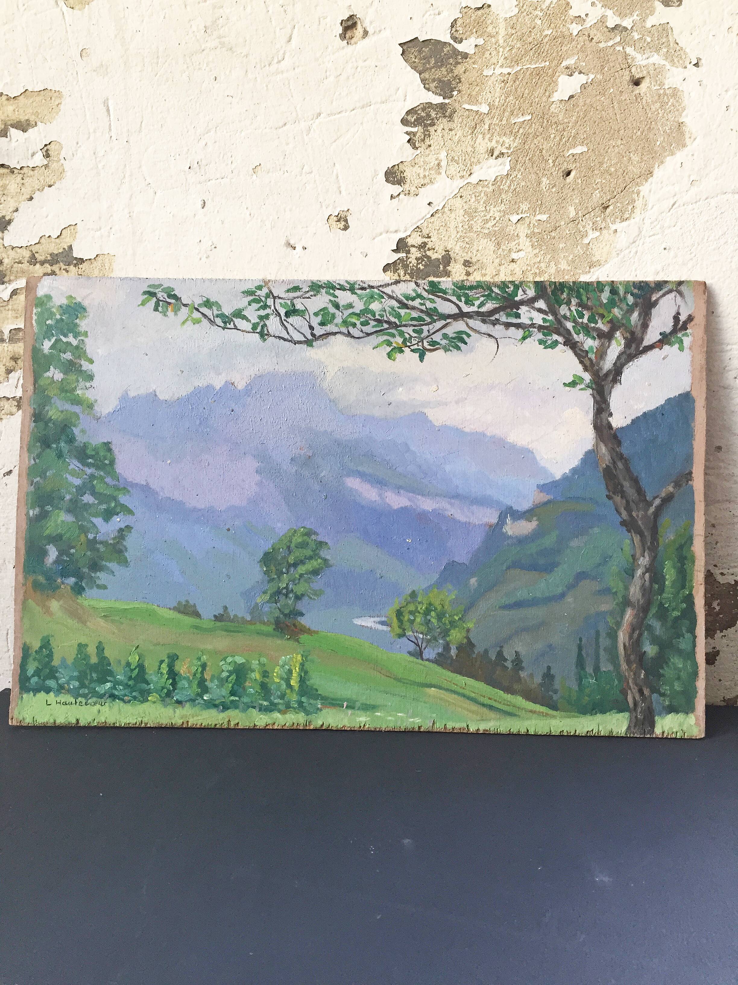 Ancient mountain canvas