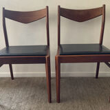 Pair of Scandinavian teak chairs from the 60s