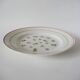 Plat rond digoin sarreguemines rose et vert 1940