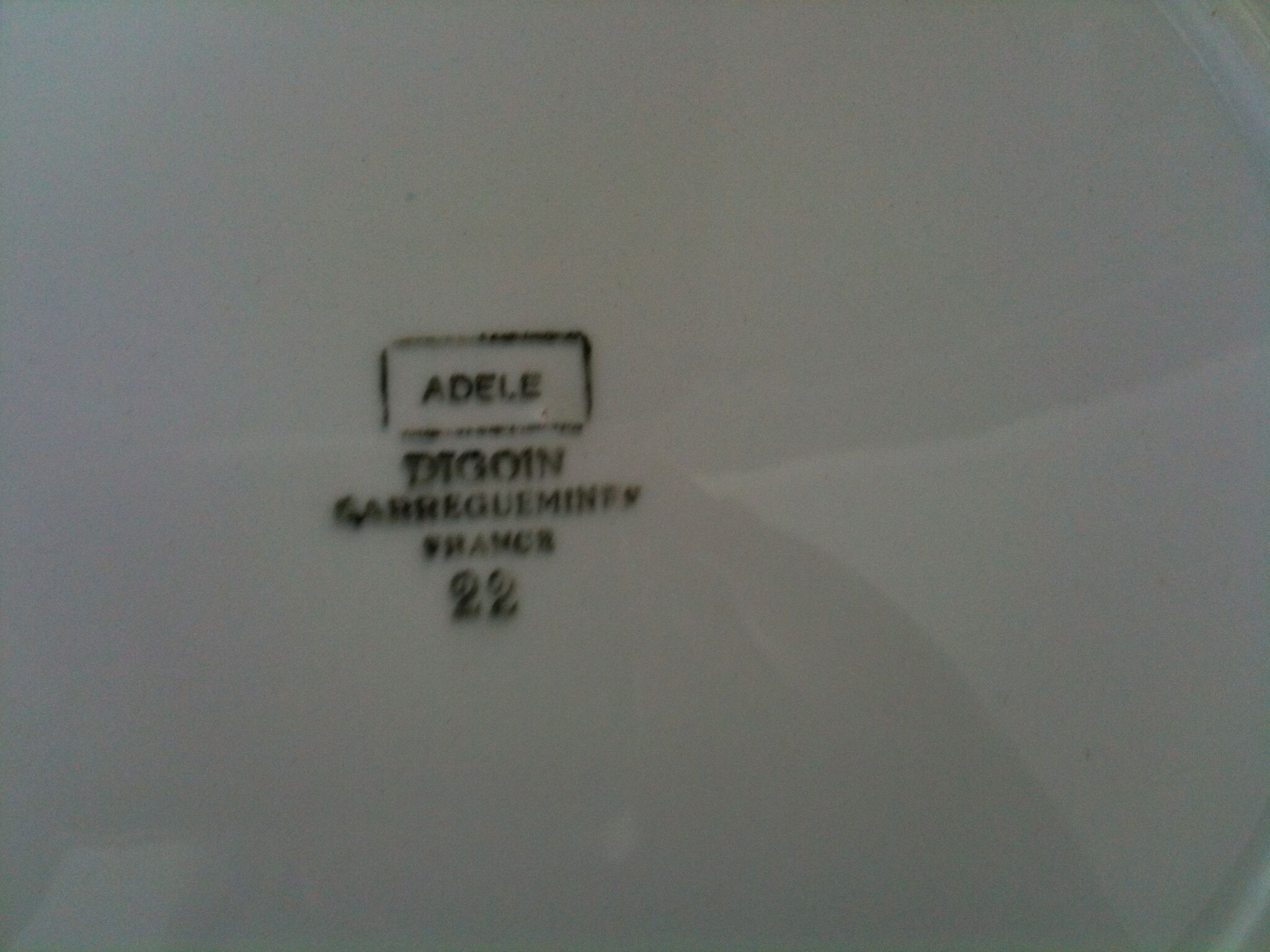 Deep dish DIGOIN model Adèle