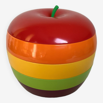Apple multi-colored plates