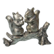 Silver-plated salt and pepper shakers "squirrel"
