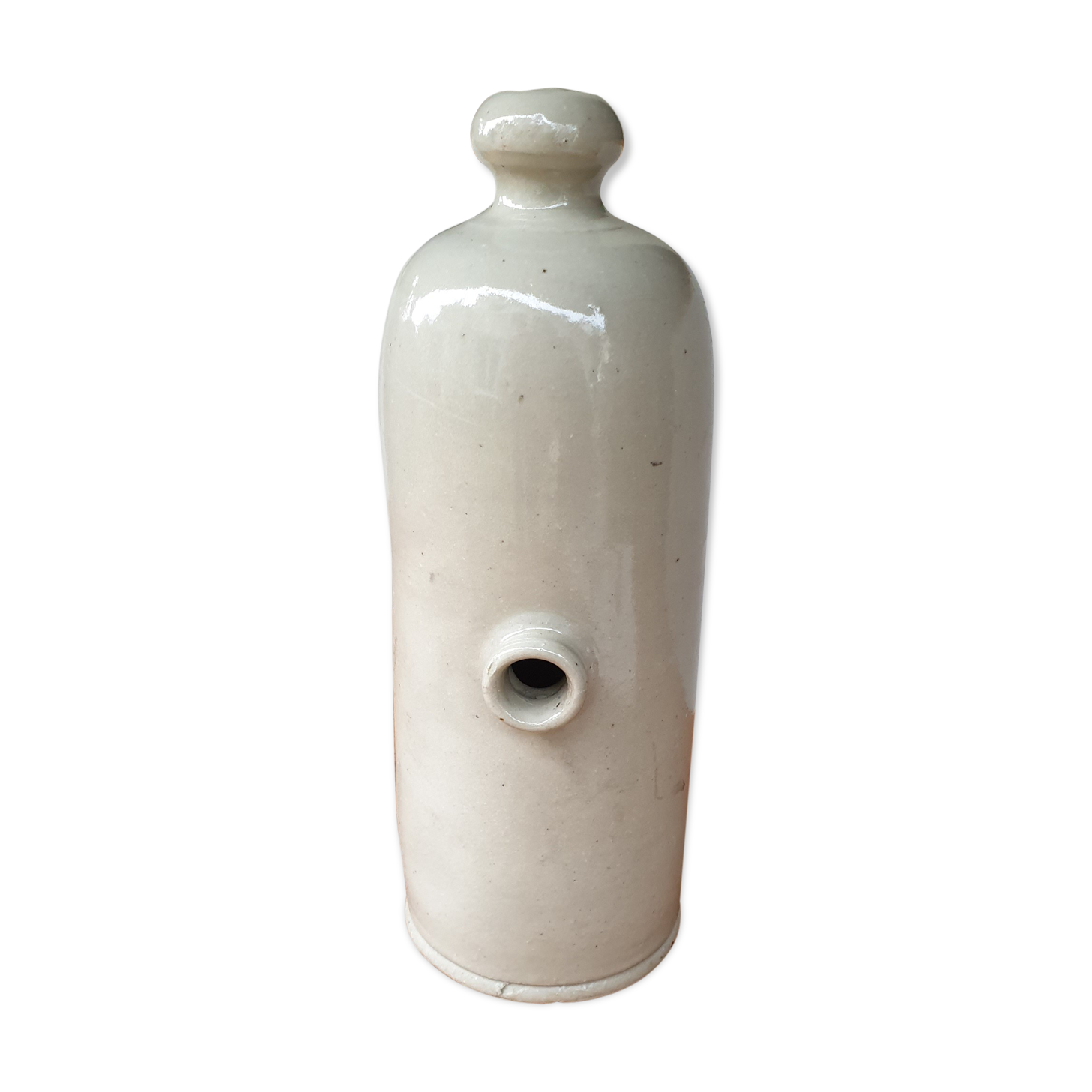 Vintage bottle in enamelled sleet