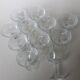 Set of 11 cups to serious champagne edged swirls white