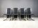Vintage brass and chrome dining chairs set of 8 - 1970s