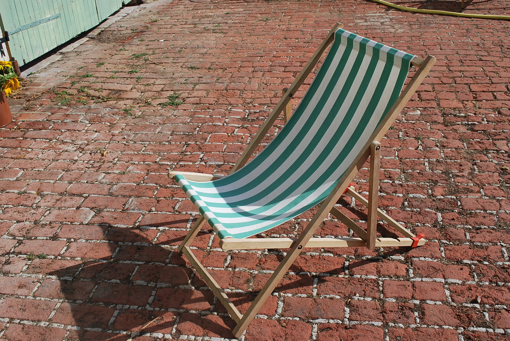 Chilienne vintage bleu et blanche