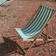 Chilienne vintage bleu et blanche
