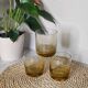 Verres ambré vintage