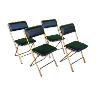 Lot of 4 Lafuma folding chairs