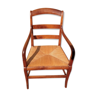 Walnut armchair