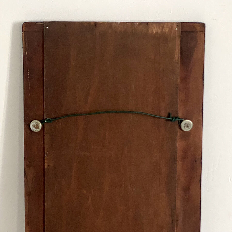 Black beveled mirror