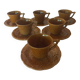Gien Primefleur coffee service cups and saucers