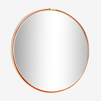 Miroir de mur du milieu du siècle 60s 50cm