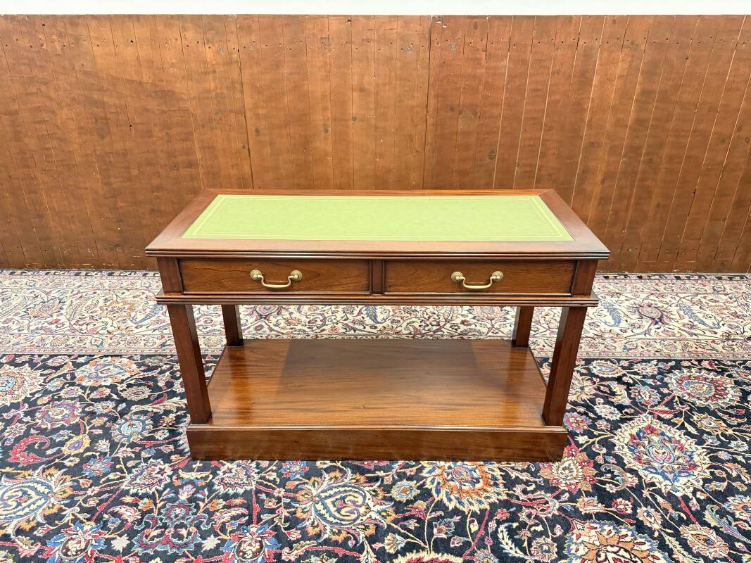 Classic English Chesterfield Side Table