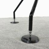 Nomos table-desk in black by Norman Foster 1986 for Tecno, Italy