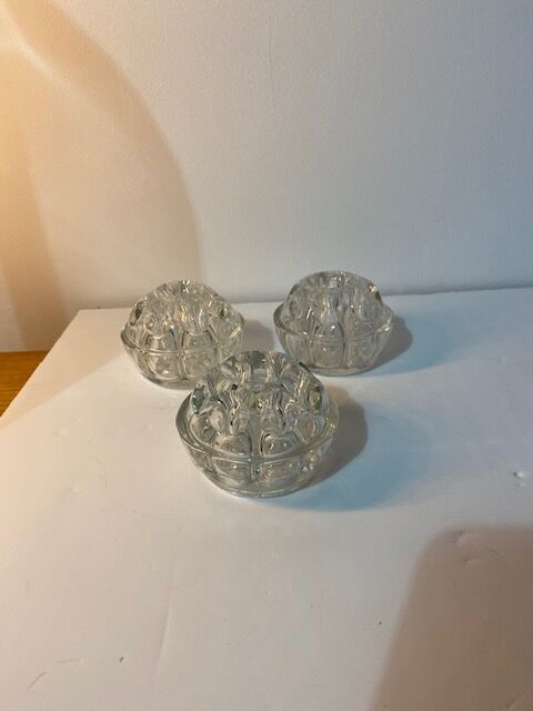 Set of 3 flower vases 9 holes