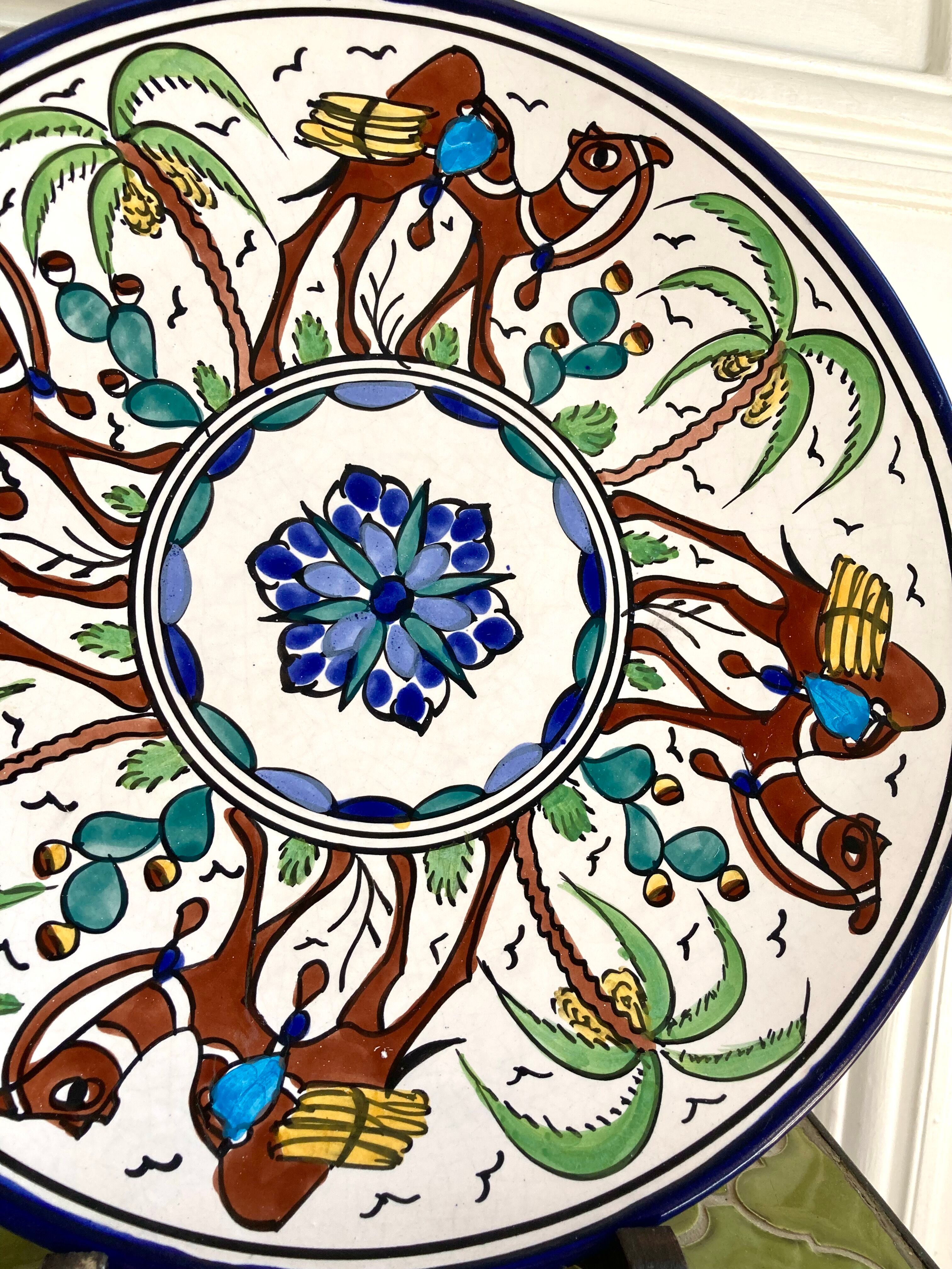 Moroccan ceramic dish