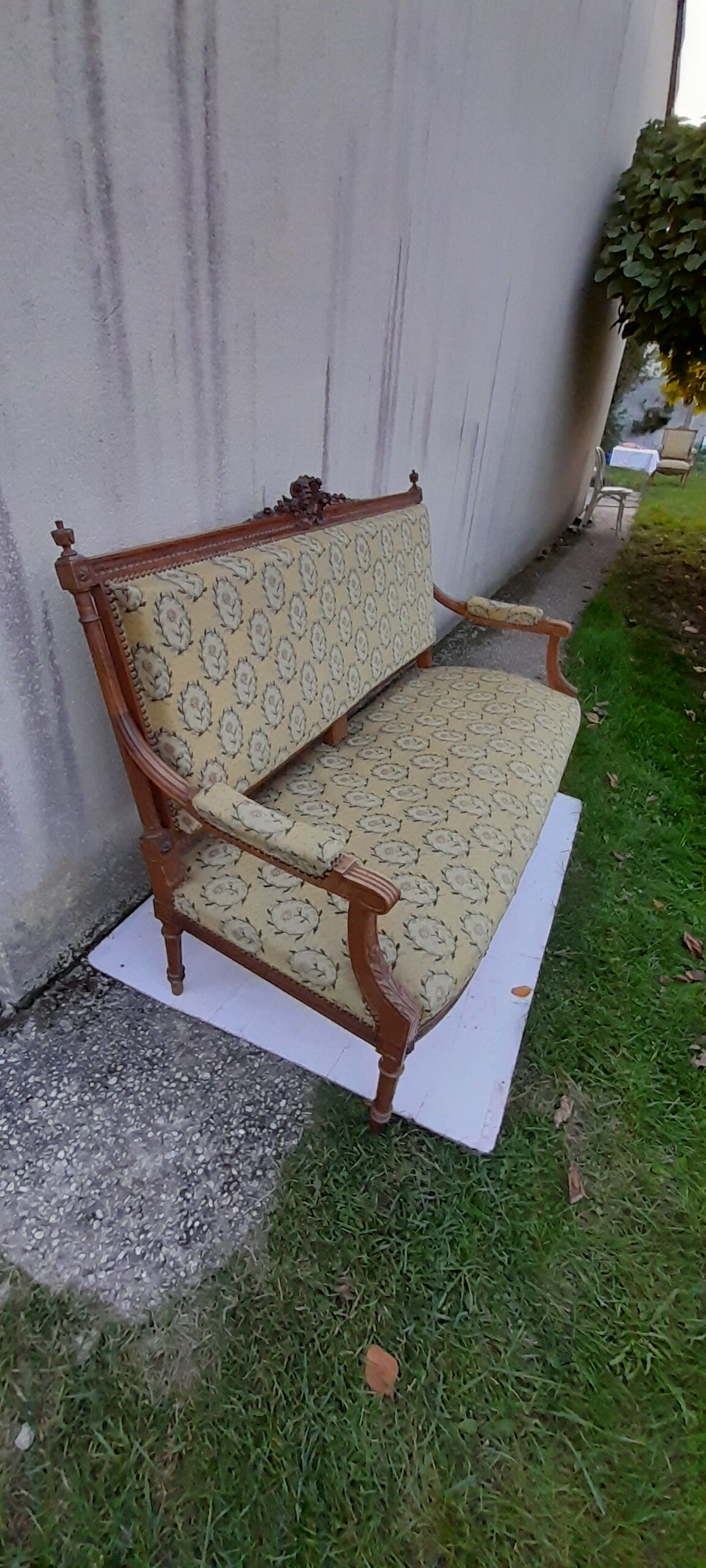 Louis XVI style bench