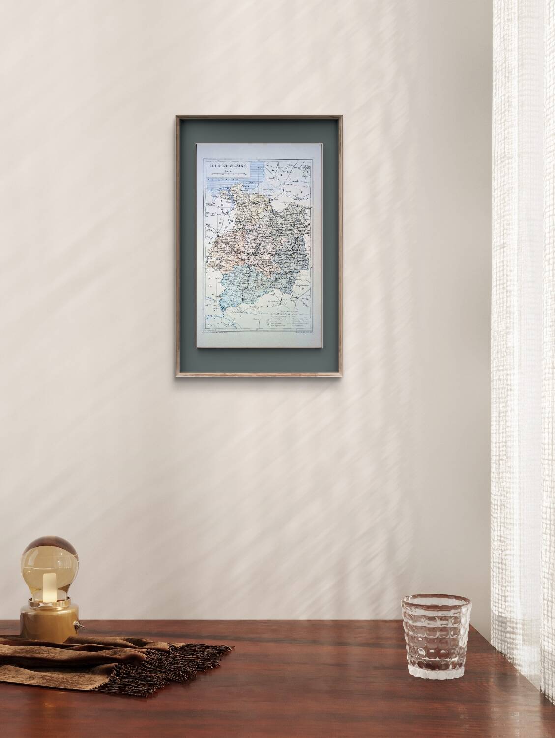 Printed in 1889, Ille-et-Vilaine, Brittany.