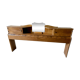 Superb antique/vintage headboard (Art Deco style) walnut burl.