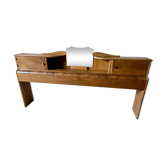 Superbe tête de lit ancienne/vintage (style Art déco) loupe de noyer