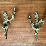 Pair of vintage Italian wall candle holders