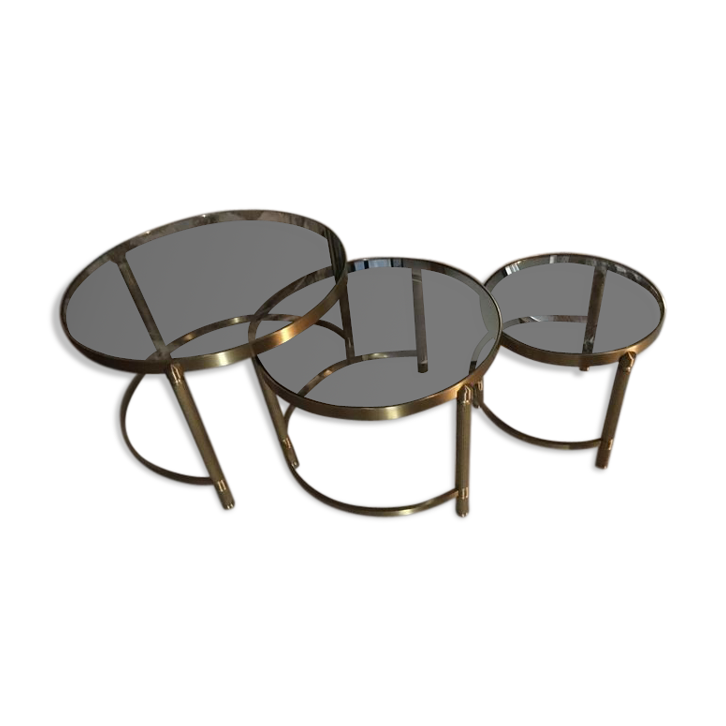 Table gigognes en bronze
