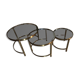 Table gigognes en bronze