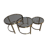 Table gigognes en bronze
