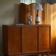 Buffet / Enfilade milieu du siècle en teck et chêne, ébéniste danois, années 1960