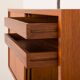 Kai Kristiansen teak wall unit with a desk, FM Mobler 1960s