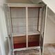 Louis XV shabby chic display cabinet